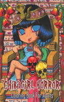 Chibi Girl Horror Coloring Book