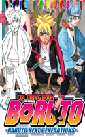 Boruto Naruto Next Generations Coloring Book