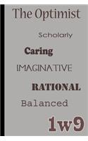 Enneagram 1w9 Daily Gratitude Journal: Day-to-Day Inspirational Notebook inspired by Enneagram number one wing nine