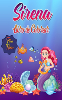 Sirena Libro de Colorear para Niños