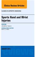 Sports Hand and Wrist Injuries, an Issue of Clinics in Sports Medicine