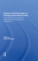 Science And Technology In A Changing International Order
