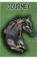 Watercolor Mustang Journey