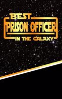 The Best Prison Officer in the Galaxy: Isometric Dot Paper Notebook Book 120 Pages 6"x9"