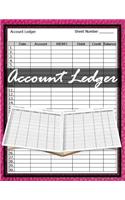 Accounting Ledger: 120 Pages, Size 8.5 X 11 Inches (Double-Sided), Journal Business Financial Record Notebook, Accounting Paper, Quality Paper, Date, Account, Memo, De