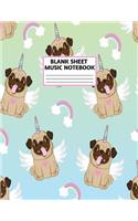 Blank Sheet Music Notebook