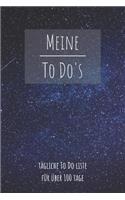 Meine To Do's Tägliche To Do Liste für über 100 Tage