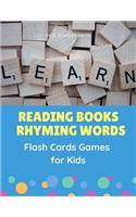 Reading Books Rhyming Words Flash Cards Games for Kids