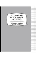 Calligraphy Guide Paper Notepad