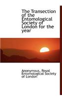The Transection of the Entomological Society of London for the Year: (English)
