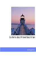 Le Livre Des Proverbes Fran