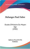 Melanges Paul Fabre