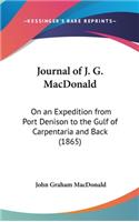 Journal of J. G. MacDonald