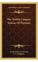 The Notitia Linguae Sinicae Of Premare: (English)