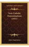 Non-Catholic Denominations (1921)