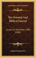 Oriental And Biblical Journal