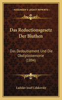 Reductionsgesetz Der Bluthen