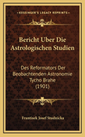 Bericht Uber Die Astrologischen Studien