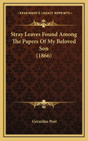 Stray Leaves Found Among The Papers Of My Beloved Son (1866)