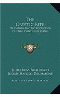 The Cryptic Rite