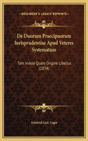 De Duorum Praecipuorum Iurisprudentiae Apud Veteres Systematum
