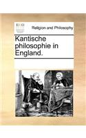 Kantische philosophie in England.