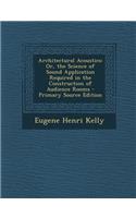 Architectural Acoustics
