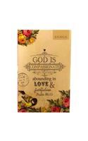 Vintage God Is Compassionate Flexi Journal