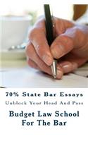 70% State Bar Essays