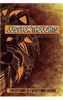 Just For Thoughts Soft Cover Lined Journal/Notebook (Lion Head)