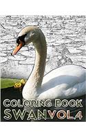 Swan: Coloring Book Vol.4: A Coloring Book Containing 30 Swan Designs in a Variety of Styles to Help You Relax
