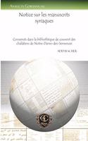 Notice sur les manuscrits syriaques