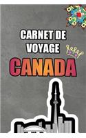 Carnet de voyage canada