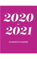 2020-2021 18 Month Planner