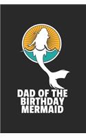 Meerjungfrau Papa Notizbuch: Meerjungfrau Papa Notizbuch für Liebhaber / Notizheft / Notizblock A5 (6x9in) Dotted Notebook / Punkteraster / 120 gepunktete Seiten