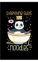 Ramen Noodles Notebook Everything Sucks But Noodles