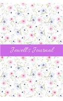 Jewell's Journal: Cute Personalized Name Notebook for Girls & Women - Blank Lined Gift Journal/Diary for Writing & Note Taking
