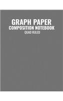 Graph Paper Composition Notebook Quad Ruled