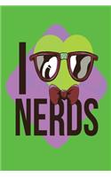 I Love Nerds - Geek Charming Notebook