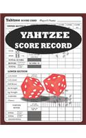 Yahtzee Score Record