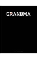 Grandma (With Basketball Graphics): Unruled Composition Book(1217 Unruled Composition Book)