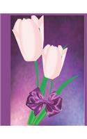 Tulip Composition Notebook: 120 Pages Ruled lined Notebook For School/Collage/University