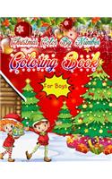 Christmas Color By Number Coloring Book for Boys