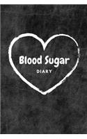 Blood Sugar Diary: Daily Blood Sugar Level Log Book, Notebook for Record Glucose,6x9,53 Weeks(One Year), Diary for Diabetes, Diabetic Journal