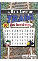 Rail Love of Trains Word Search Puzzles