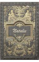 Natalie: Personalized Name Classic Style Notebook Journal Diary Sketchbook with 120 Lined Pages