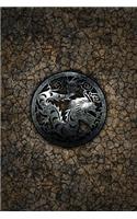 Monogram Dragon Notebook: Blank Journal Diary Log(85 Monogram Earth 150 Lined)