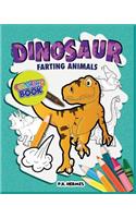 Dinosaur Farting Animals Coloring Books