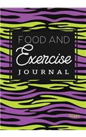 Food And Exercise Journal Diary: Food & Exercise Journal
