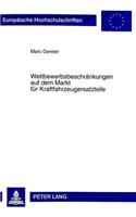 Wettbewerbsbeschraenkungen Auf Dem Markt Fuer Kraftfahrzeugersatzteile